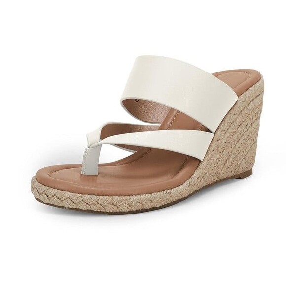 Coutgo women’s wedge sandals NWT size 7.5 sturdy, stylish slip-ons and durable - Picture 1 of 6
